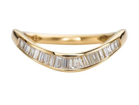 Diamond Eternity Wedding Band in Rose Gold