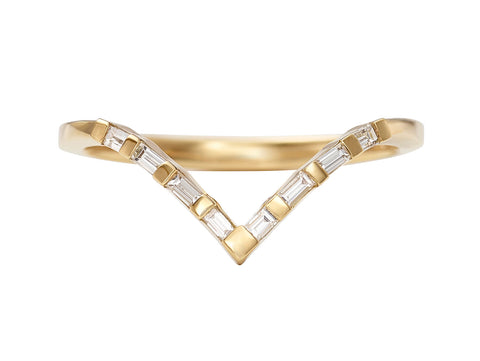 Brilliant Diamond Wedding Band in Yellow Gold