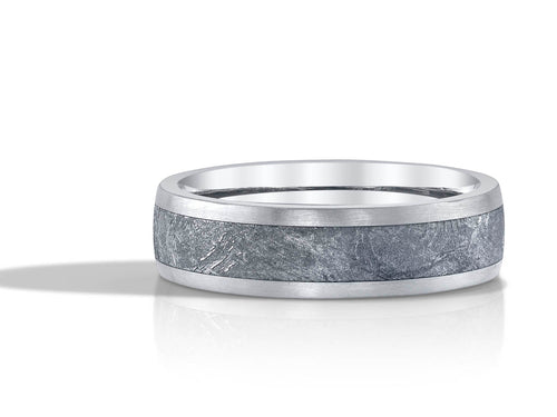 Gibeon Meteorite Men's Wedding Band