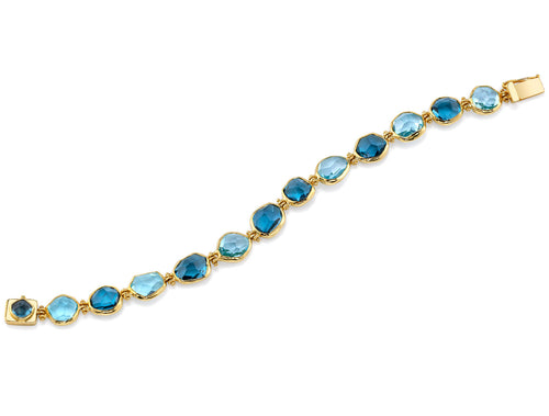 London Blue Topaz and Aquamarine Bracelet