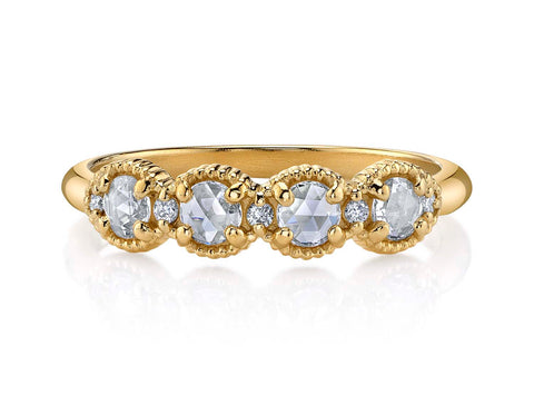 Brilliant Diamond Wedding Band in Yellow Gold