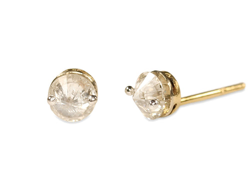 Inverted Diamond Stud Earrings