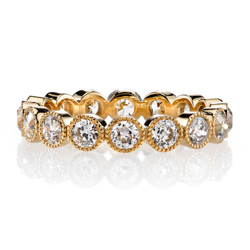 Vintage-Inspired Diamond Eternity "Gabby" Wedding Band