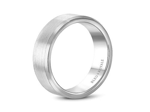 14K White Gold Men's Wedding Band at the Best Jewelry Store in Washington DC