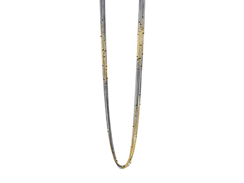 Pavé Diamond Pendant Necklace in 14K Yellow Gold