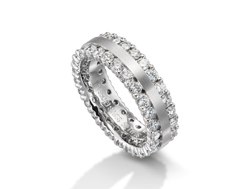 Diamond Wedding Band in Platinum