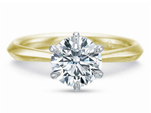 Round Brilliant Diamond Solitaire Engagement Ring