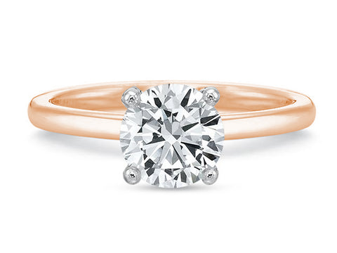 Oval Brilliant Diamond Engagement Ring