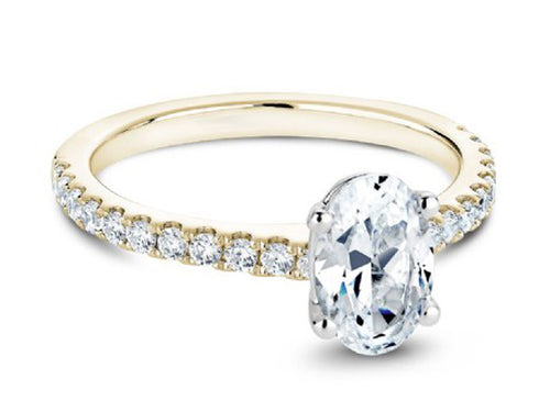 Oval Brilliant Diamond Engagement Ring