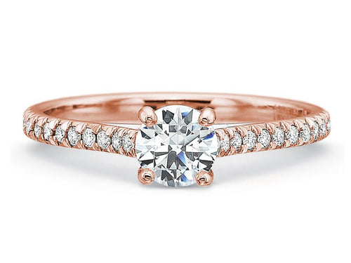 Round Brilliant Diamond Solitaire Engagement Ring