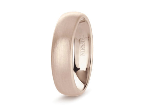 Platinum Plissé Men's Wedding Band