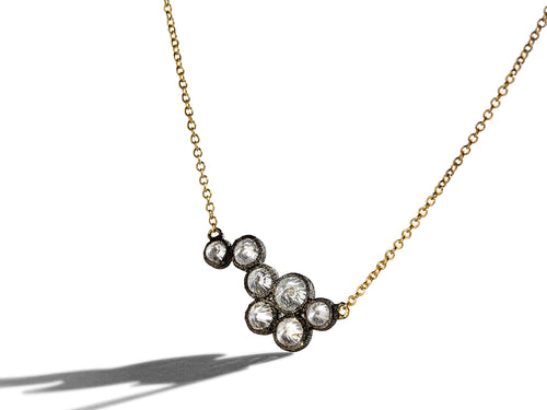 Inverted (Upside Down) Diamond Necklace